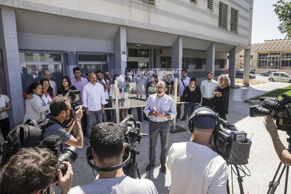 Presentación de la candidatura de Podemos, Més y Esquerra Unida