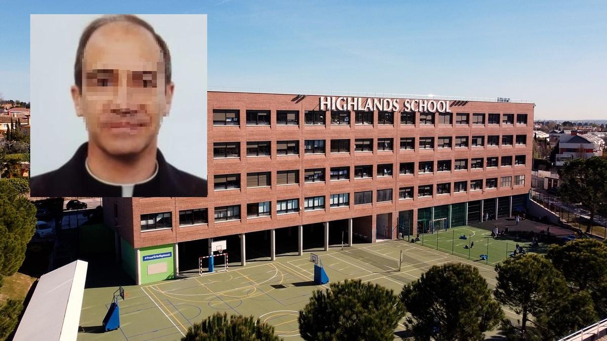 Marcelino de A. es el capellán del colegio Highlands detenido por presuntos abusos a menores