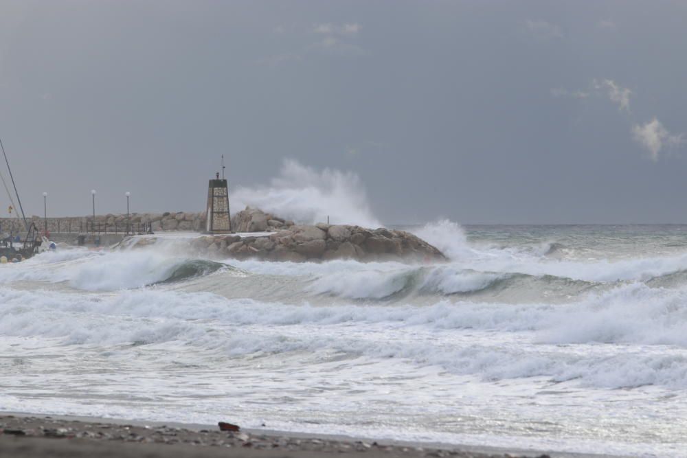 La Aemet ha activado para toda la provincia el aviso por fuertes vientos, que podrán alcanzar los 80km/h, y oleaje durante este miércoles por los efectos de la borrasca Bruno.