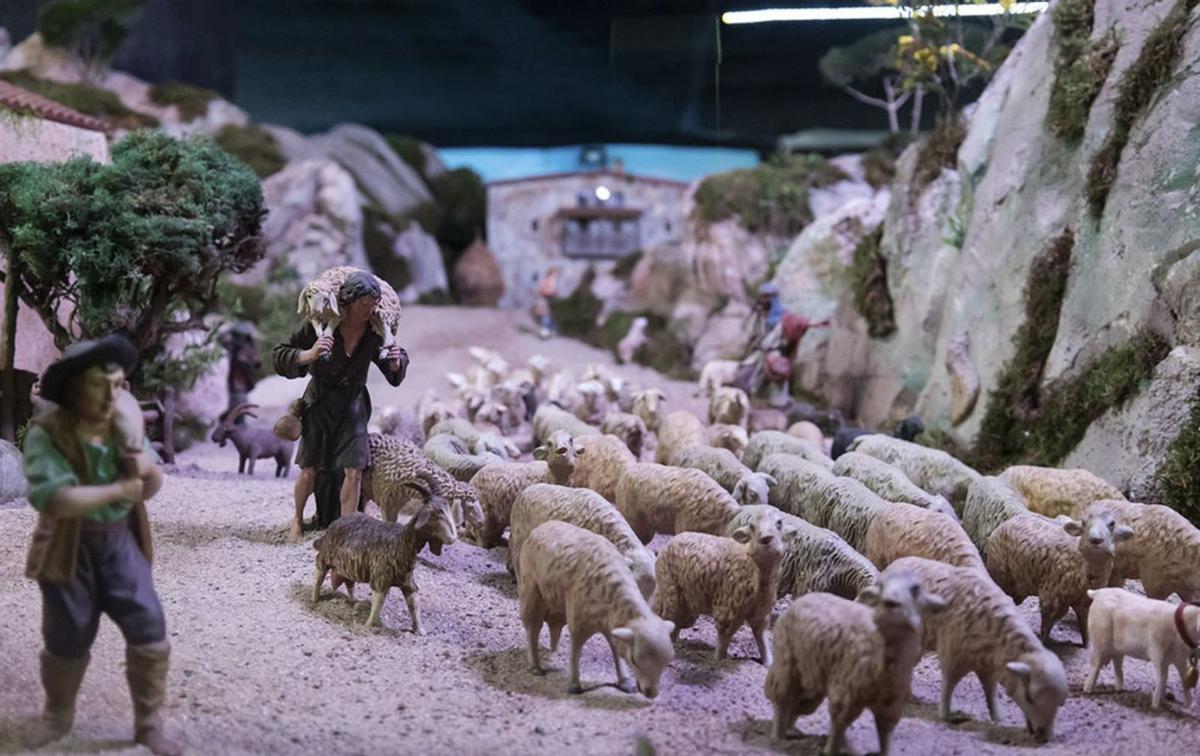 El pessebre més gran sobre taula