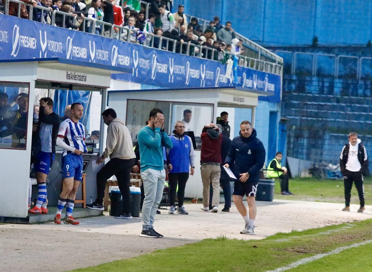 Dani Vidal, durante el partido.
