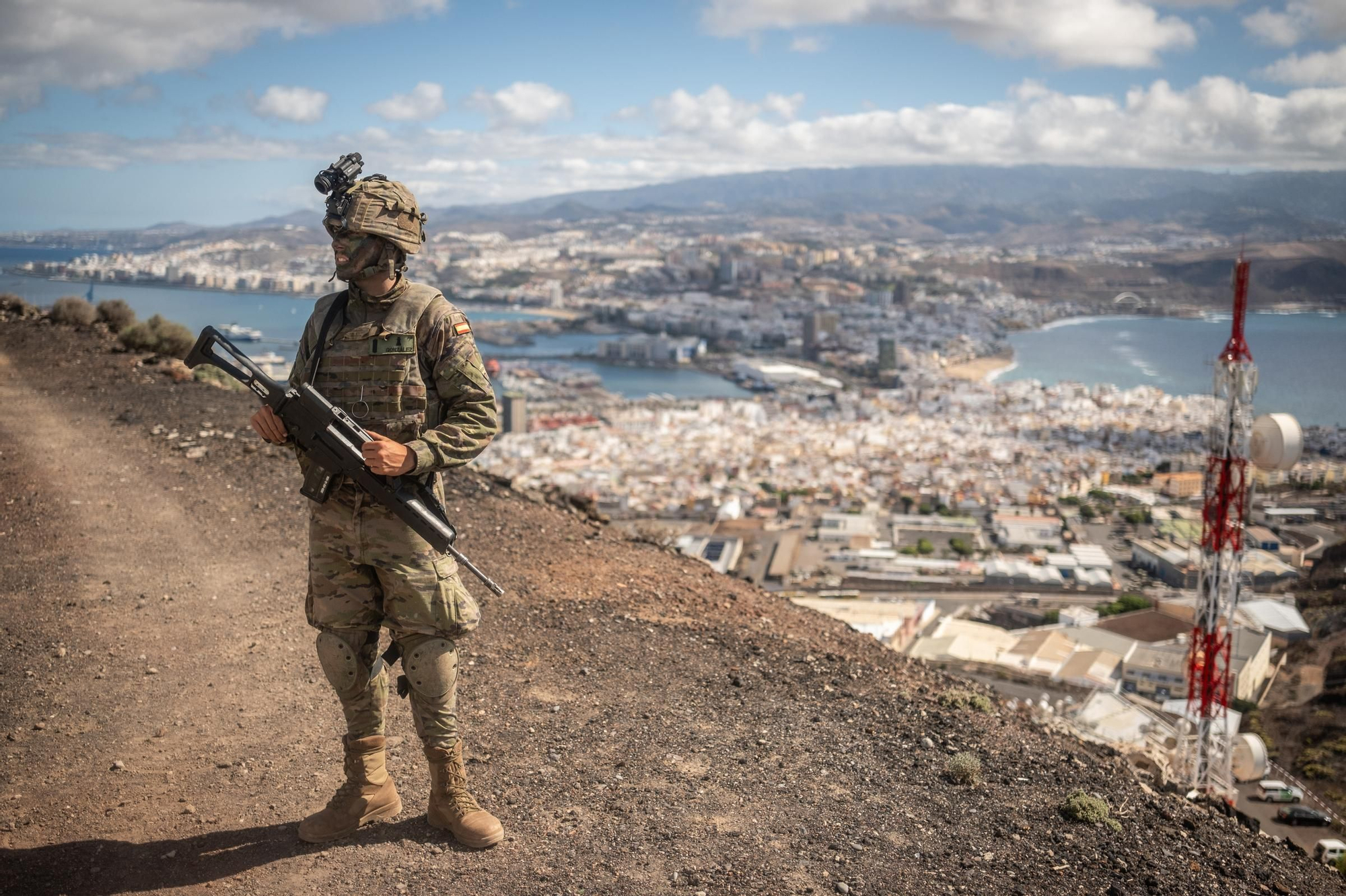 Maniobras militares en Canarias