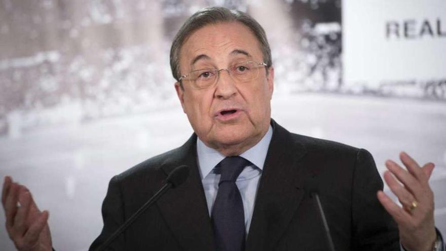 Florentino Pérez habló ayer sobre la situación que atraviesa el Madrid.