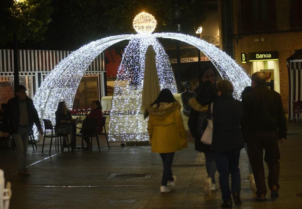 Encendido de luces de Navidad en Murcia