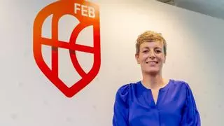 Elisa Aguilar, presidenta de la Federación Española de Baloncesto (FEB) cuatro años más