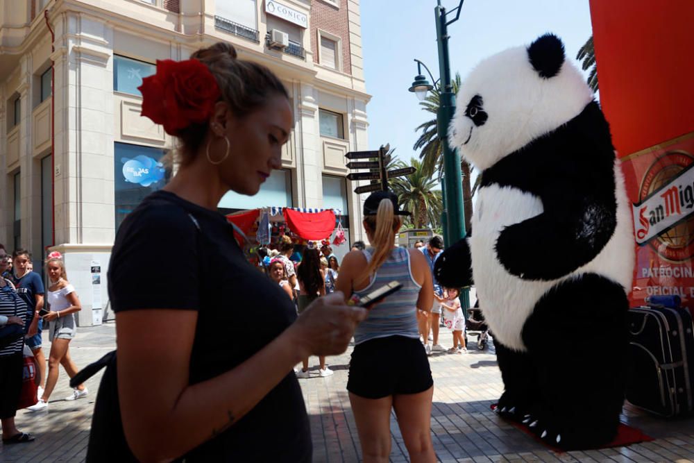 Ambiente en la Feria de Málaga del martes 20 de agosto