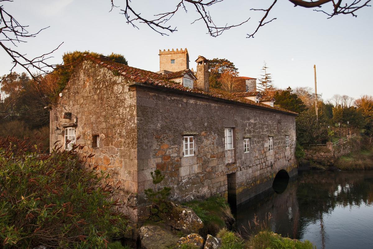 Muíño das Torres o do río Cereixo, en Vimianzo