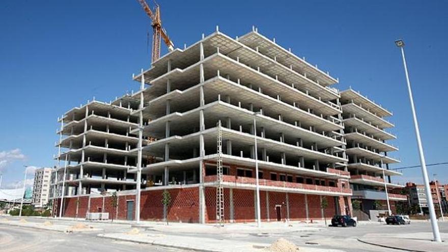 Edificio en construcción.