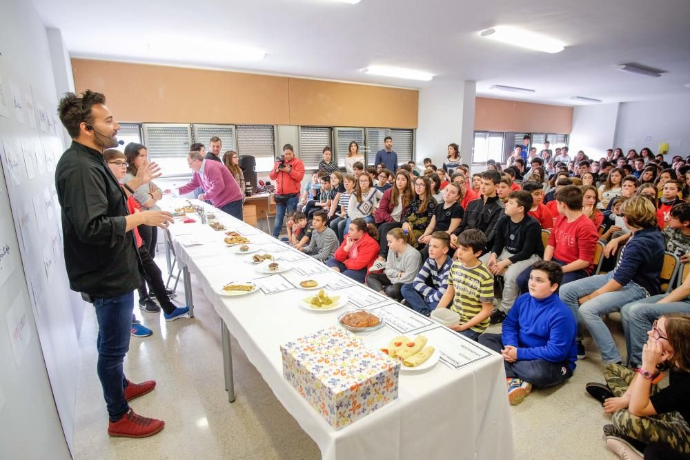 Pablo Montoro en el colegio de Petrer