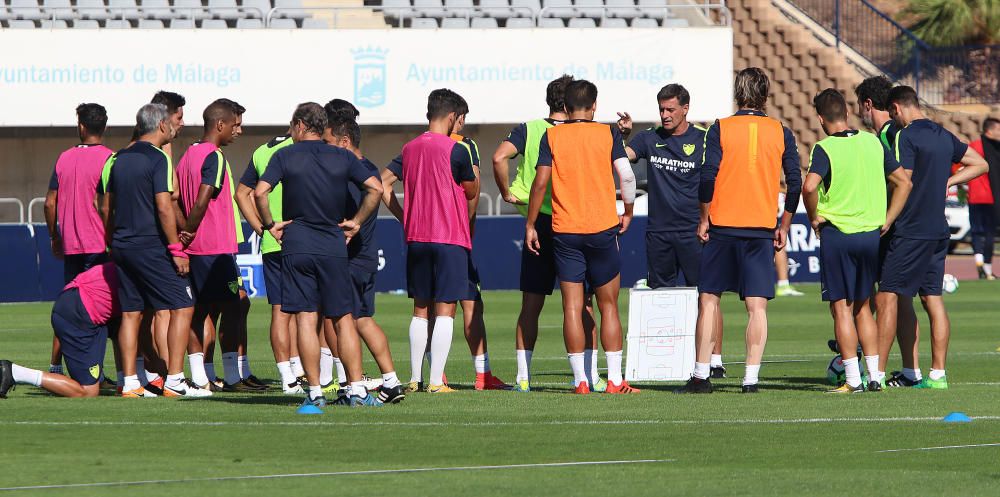 La plantilla blanquiazul vuelve al trabajo para preparar su próximo encuentro, ante el CD Leganés