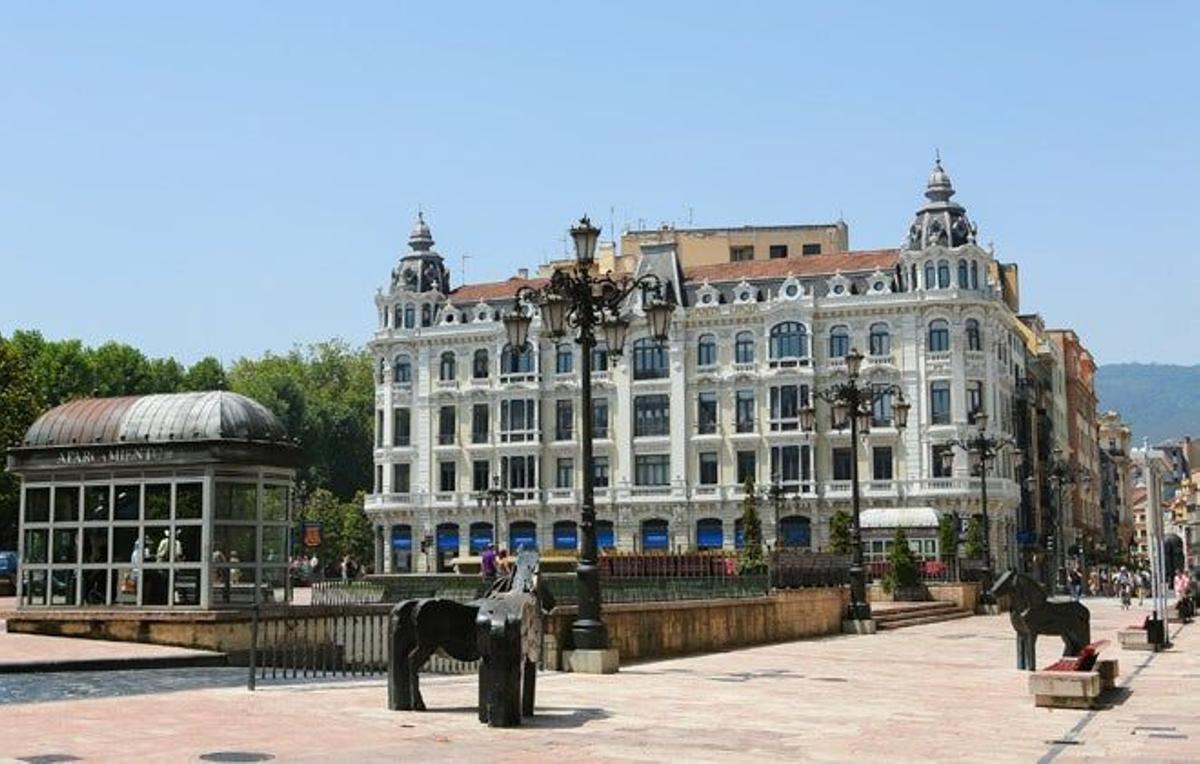 Plaza de la Escandalera de Oviedo.