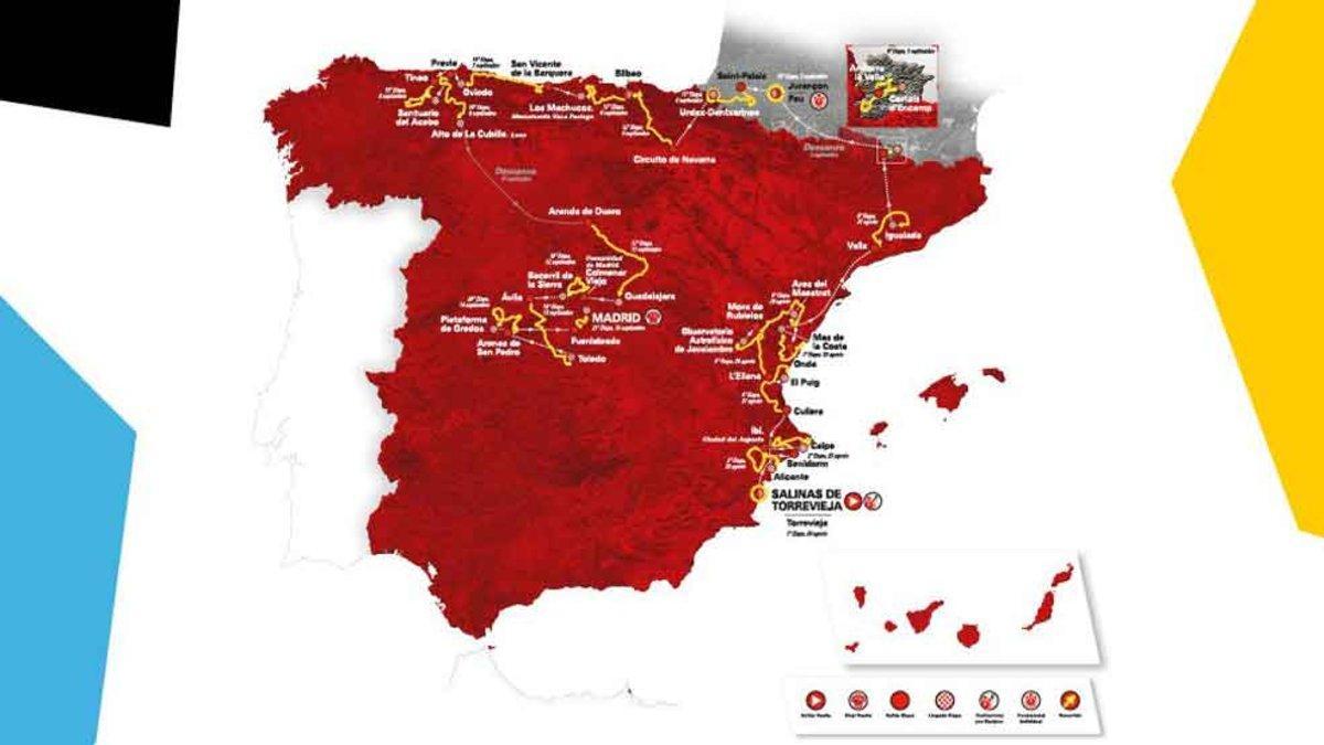 La Vuelta tendrá ocho finales en alto