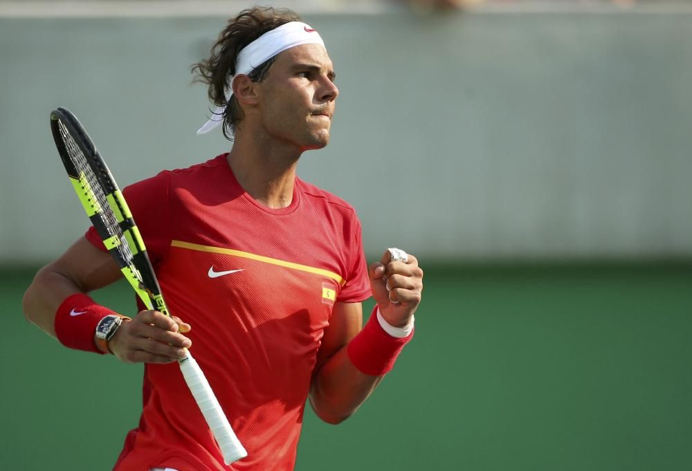 Imágenes del partido entre Nadal y Seppi.