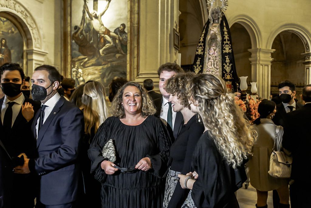 Semana Santa de Lorca 2022: Virgen de la Soledad del Paso Negro, iglesia y procesión