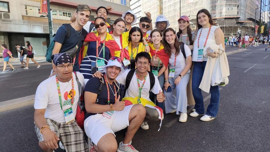 Récord de españoles en la Jornada Mundial de la Juventud, que espera hoy al Papa