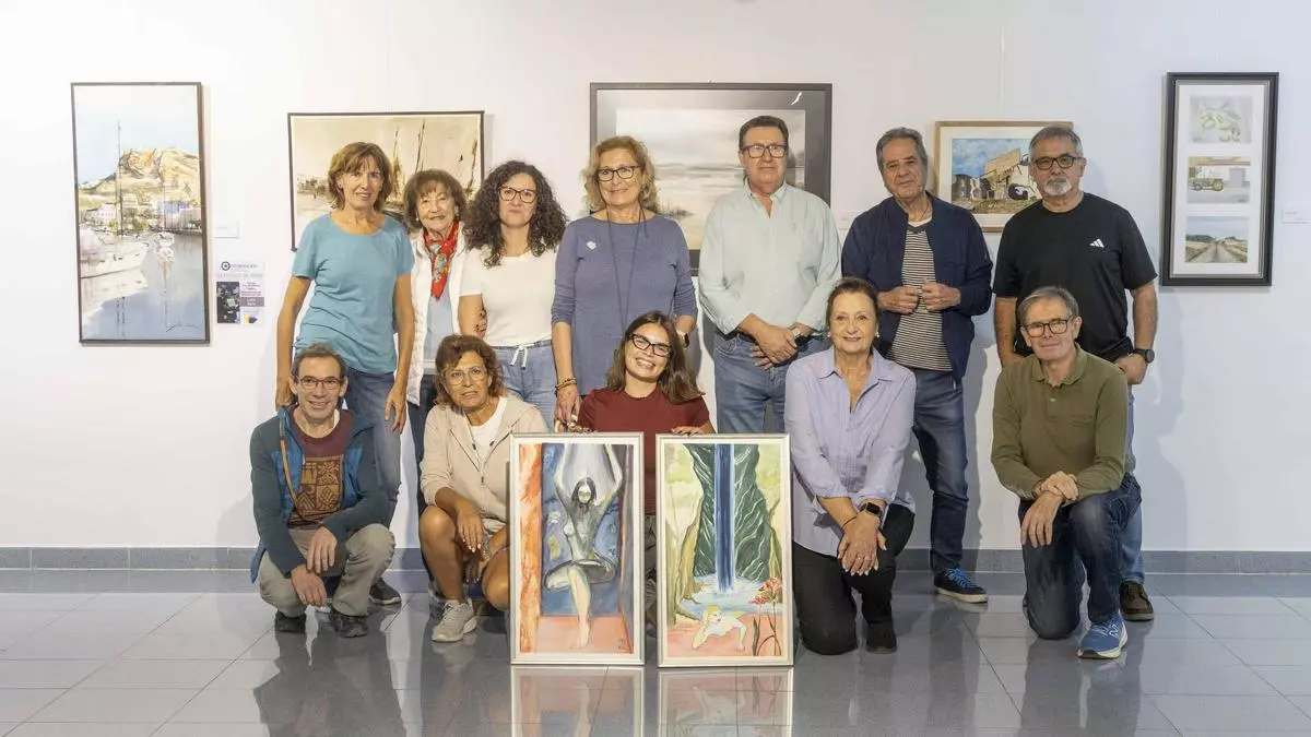 Del monocromo al colorismo: la acuarela protagoniza la nueva exposición del Club INFORMACIÓN