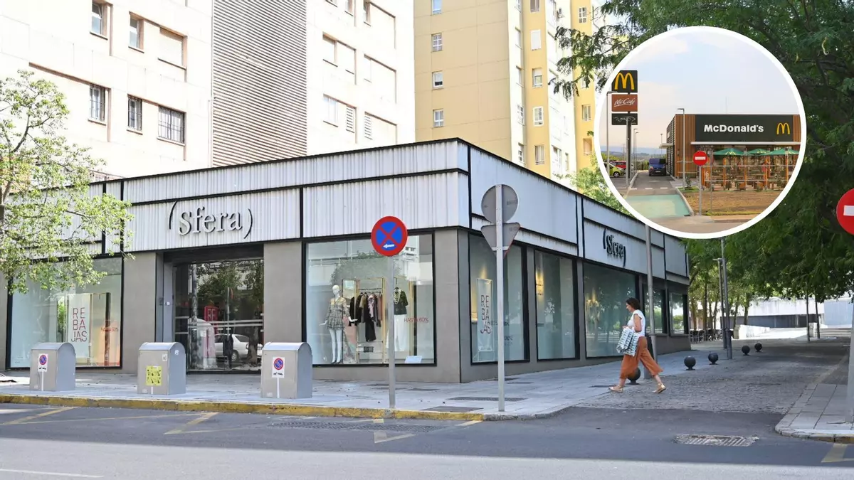 ¿Un McDonalds en el centro de Badajoz? Estos son los rumores para el local que dejará Sfera