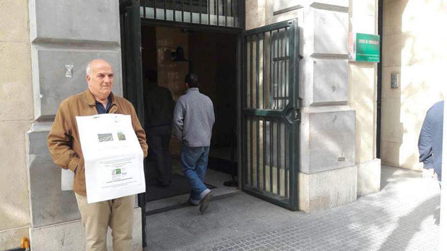 El presidente de los productores de stevia de Andalucía, Leovigildo Martín, el pasado miércoles.