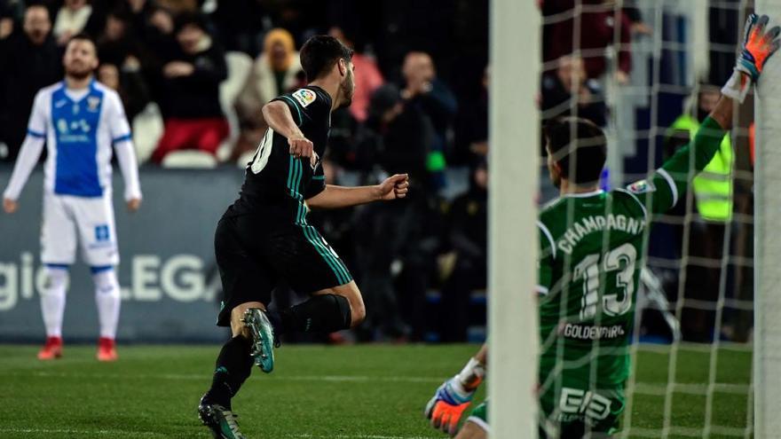 Champagne, ante el Madrid en la Copa