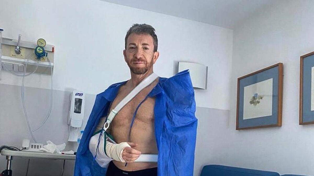 Pablo Motos, operado de urgencia tras romperse el 90% del tríceps