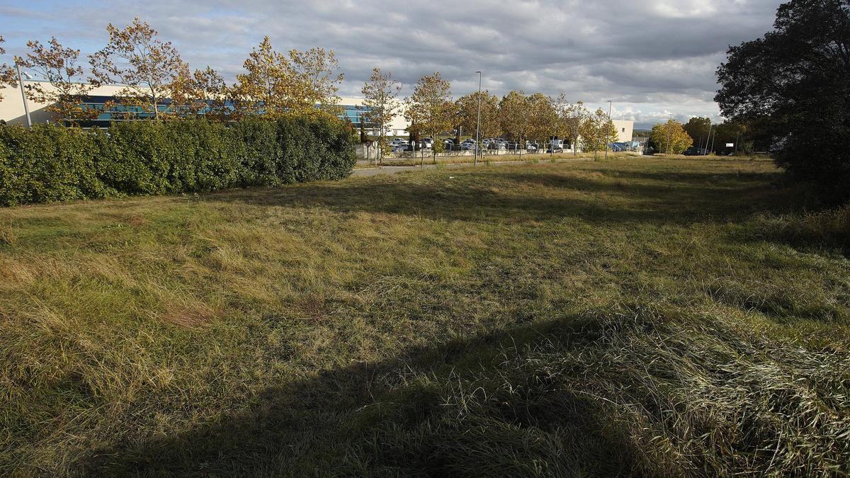 La parcel·la on s'havia de construir la planta descentralitzadora a Sant Gregori.