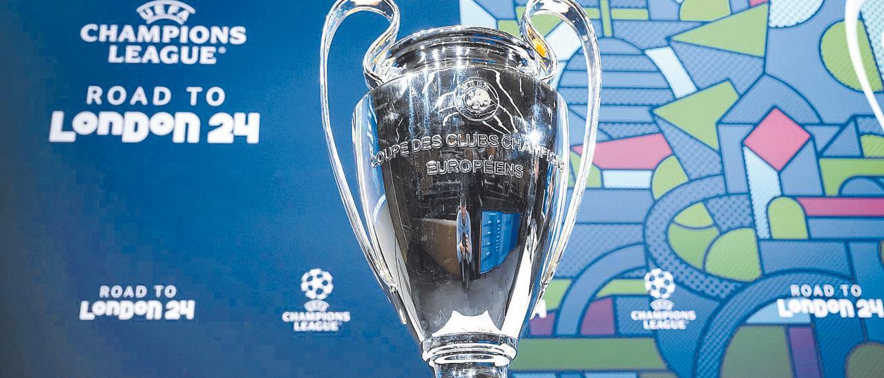 Imagen del trofeo de la Champions