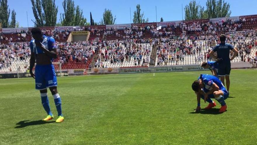 Trauer bei den Spielern des Atlético Baleares