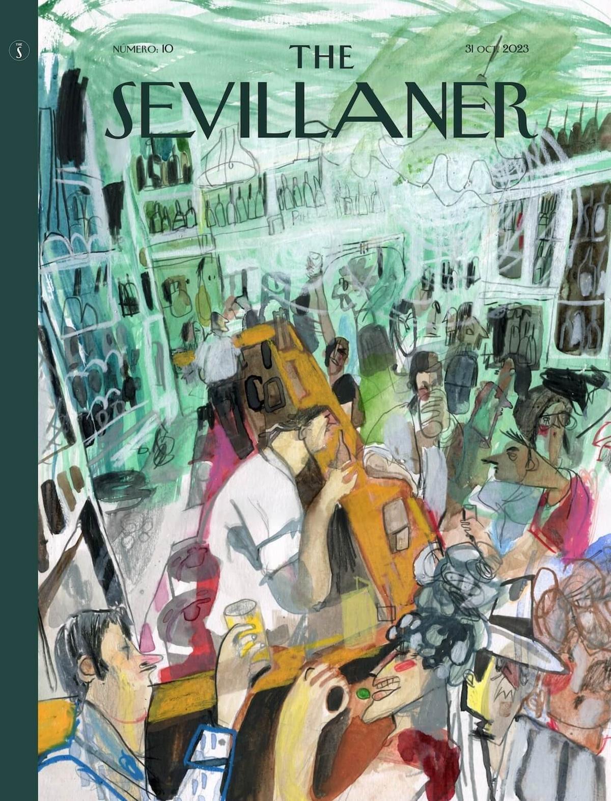 La décima portada de 'The Sevillaner' de la ilustradora, Inma Serrano.