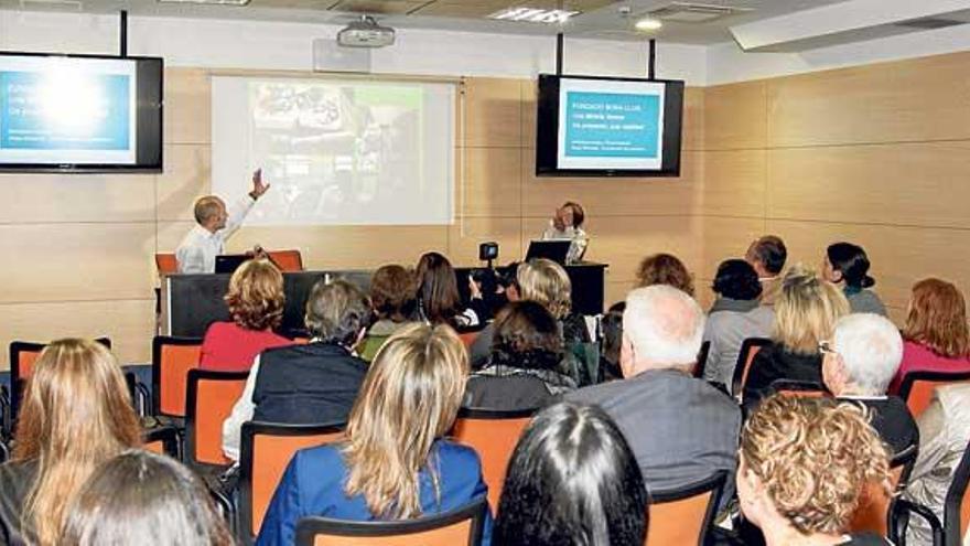 Una imagen de la presentación de las iniciativas solidarias de Bona Llum Oftalmedic.