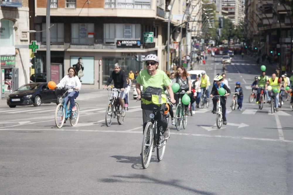 'Bicifestación' en Murcia