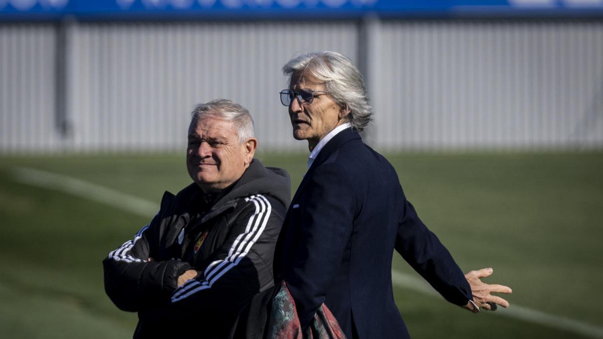 VÍDEO | El consejero Guzmán Pérez-Ayo, en el entrenamiento del Real Zaragoza