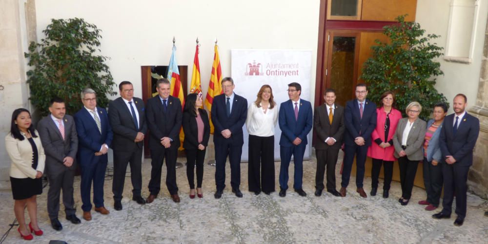 Mitin de Susana Díaz en la Casa de la Cultura de Xàtiva