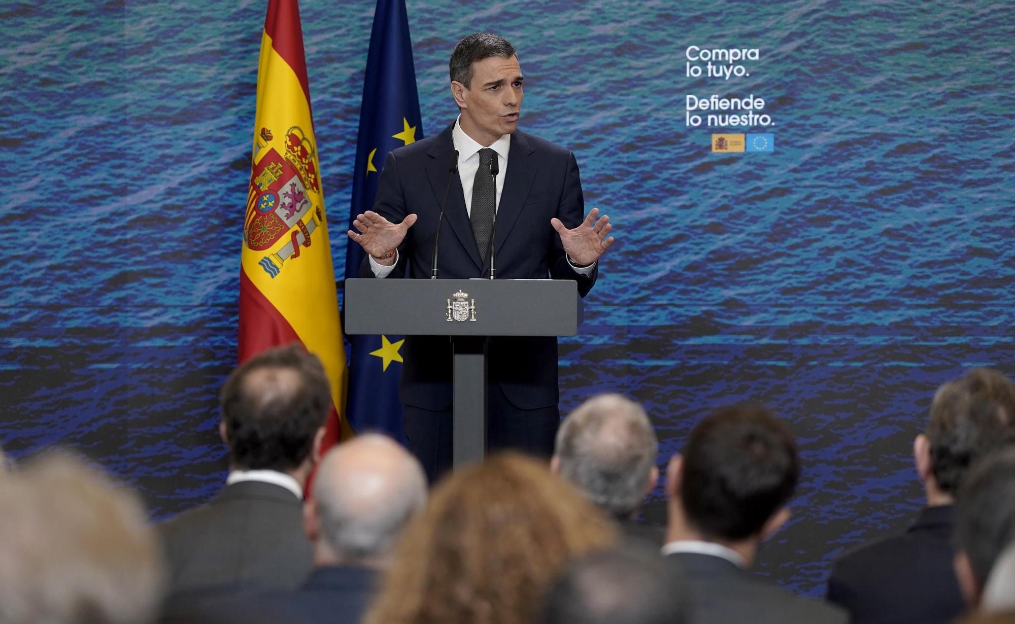 Pedro Sánchez comparece en Moncloa tras el anuncio de aranceles de Donald Trump
