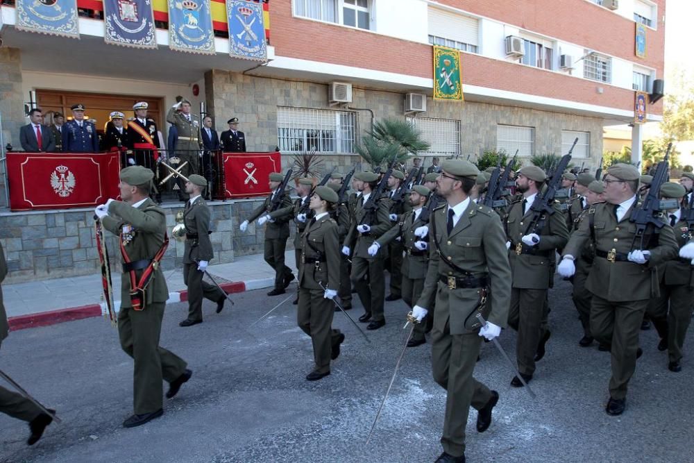 Acto por la festividad de Santa Bárbara en el Cuartel de Artillería Antiaérea de Cartagena