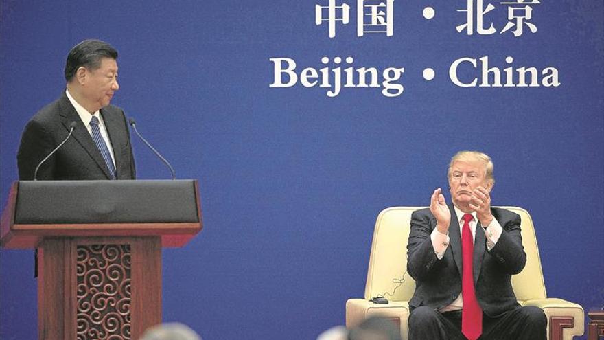 Trump se congracia con China y firma acuerdos millonarios