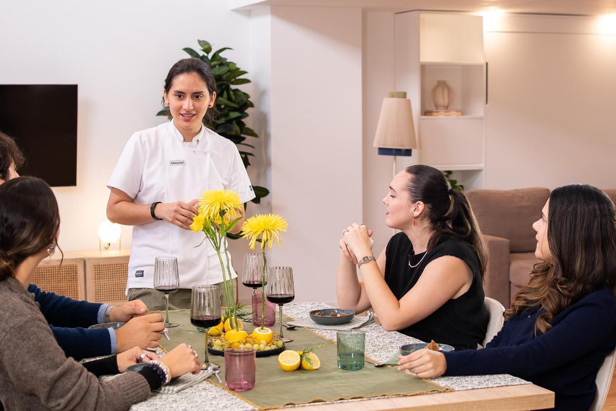 Laura Rosero, colombiana afincada en Madrid forma parte de la plantilla de cocineros de 'Take a Chef'.