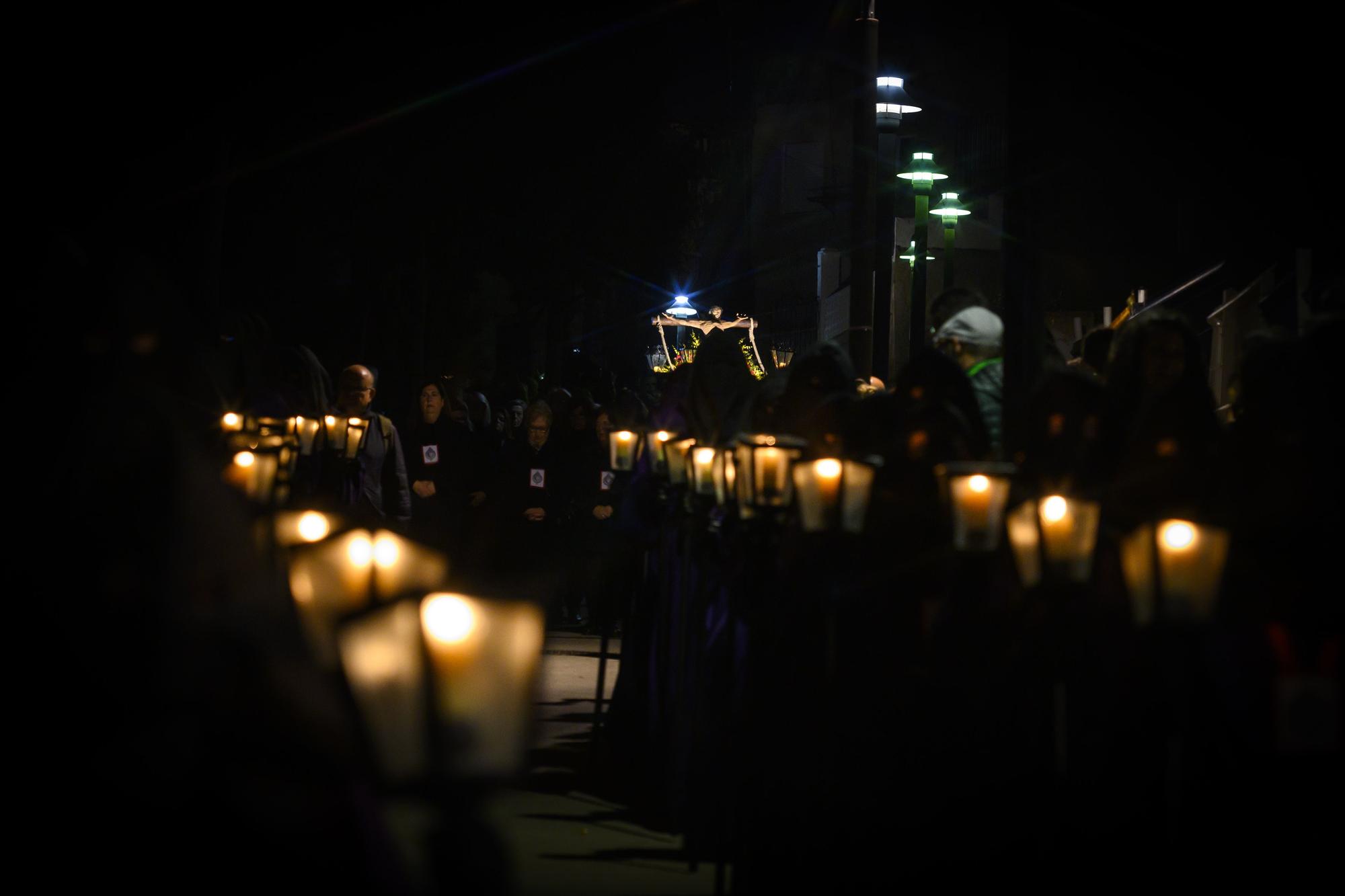 Viacrucis penitencial del Cristo del Socorro en Cartagena