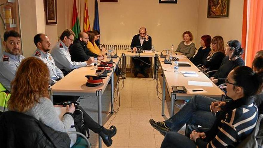 Reunió celebrada a l&#039;Ajuntament de Bagà, ahir