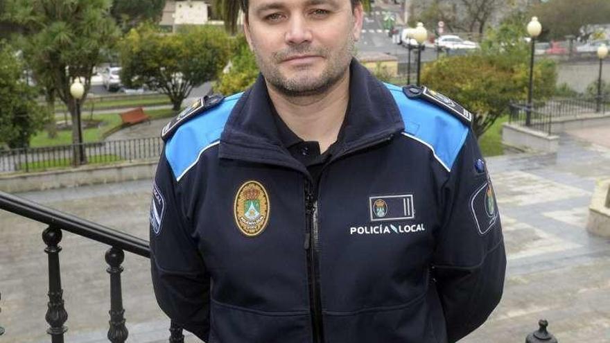 El jefe de la Policía Local de Arteixo, Daniel Sánchez.