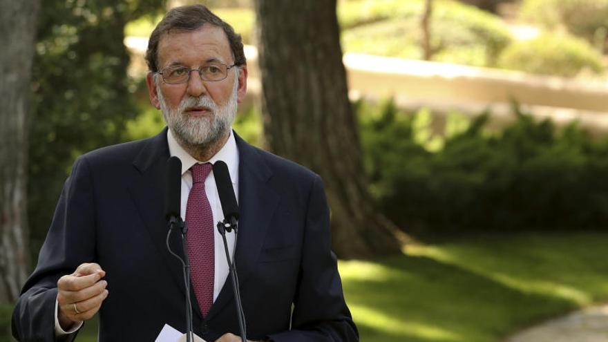 Mariano Rajoy, en el Palacio de Marivent.