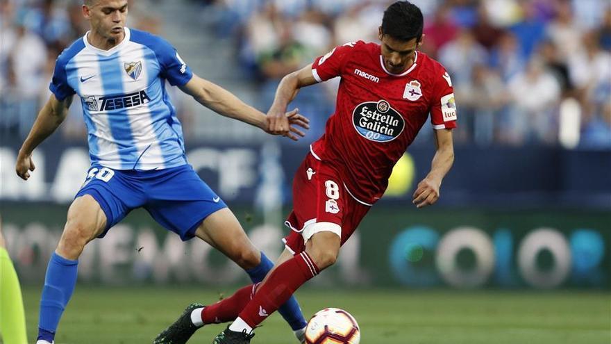 Munir y los palos condenan al Málaga y el Deportivo luchará por ascenso