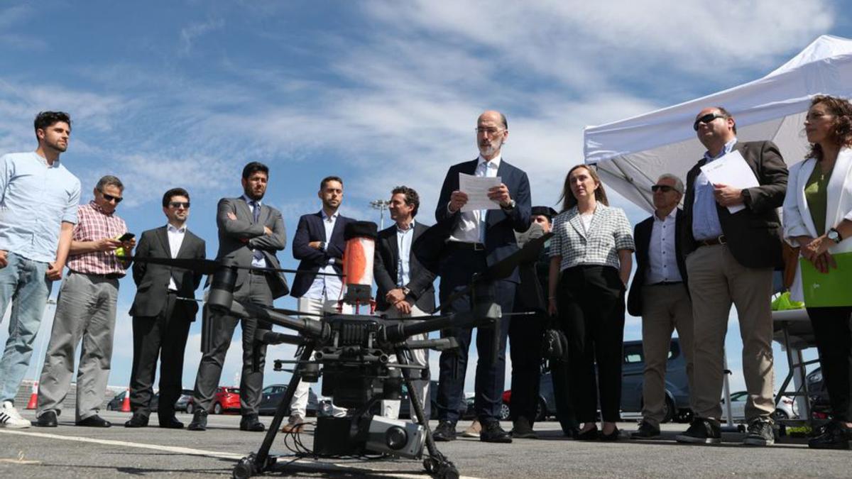 El Puerto vigués, más seguro gracias a los drones y el 5G | R. GROBAS
