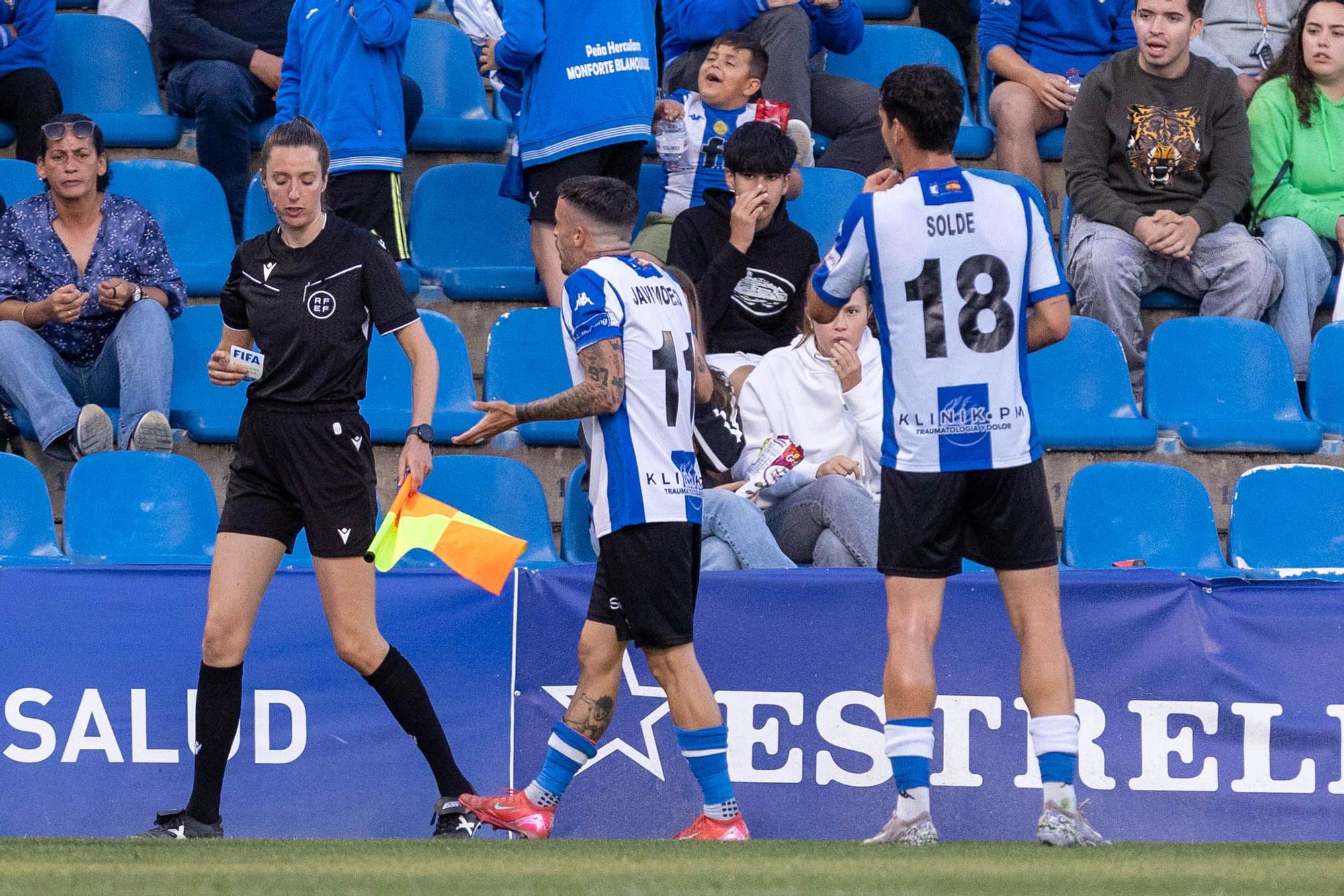 El Hércules derrota al Alcorón con dos goles en la segunda parte