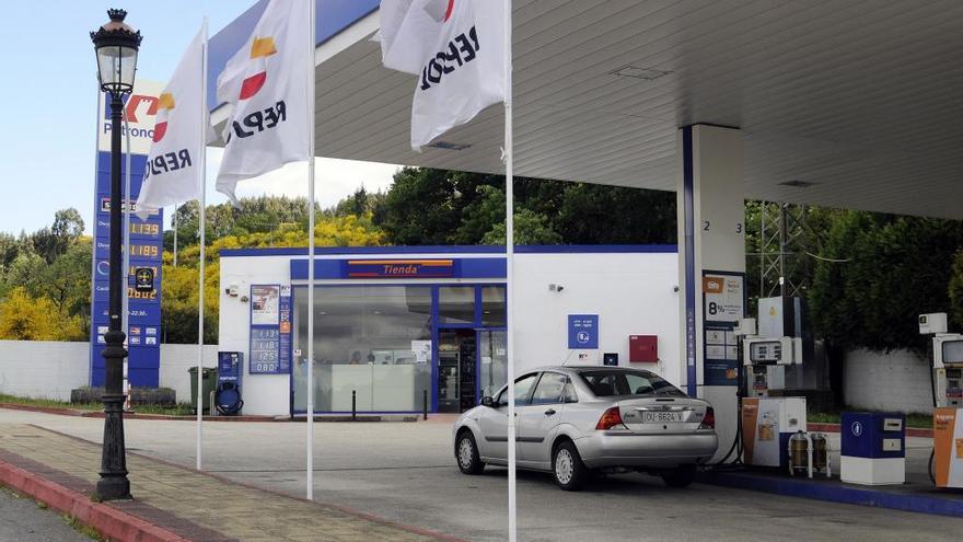 Una estación de servicio en Galicia. // Bernabé/Javier Lalín