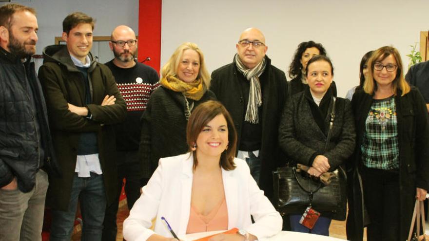 Sandra Gómez registra su candidatura a la dirección del PSPV de València