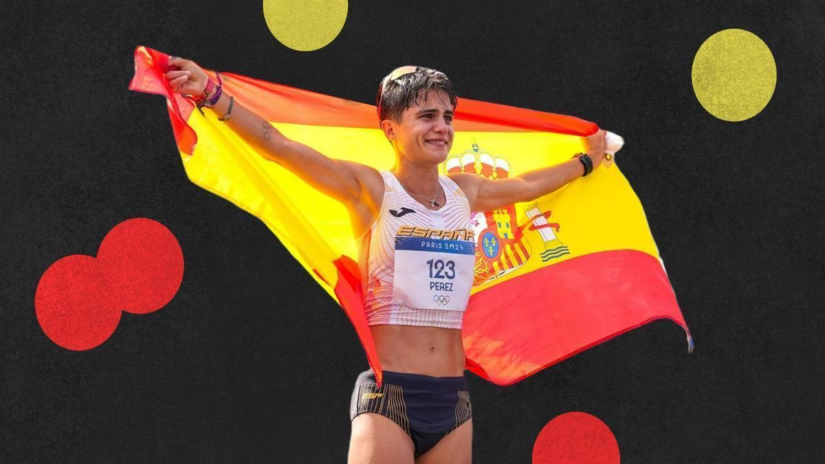 La marchadora María Pérez consiguió en París 2024 un oro y una plata.
