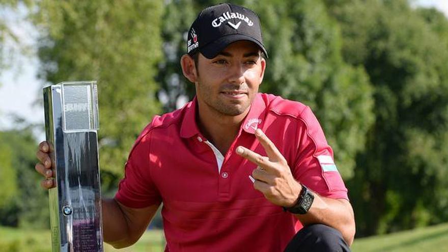 Larrazábal consigue la primera victoria del 2015 para el golf español