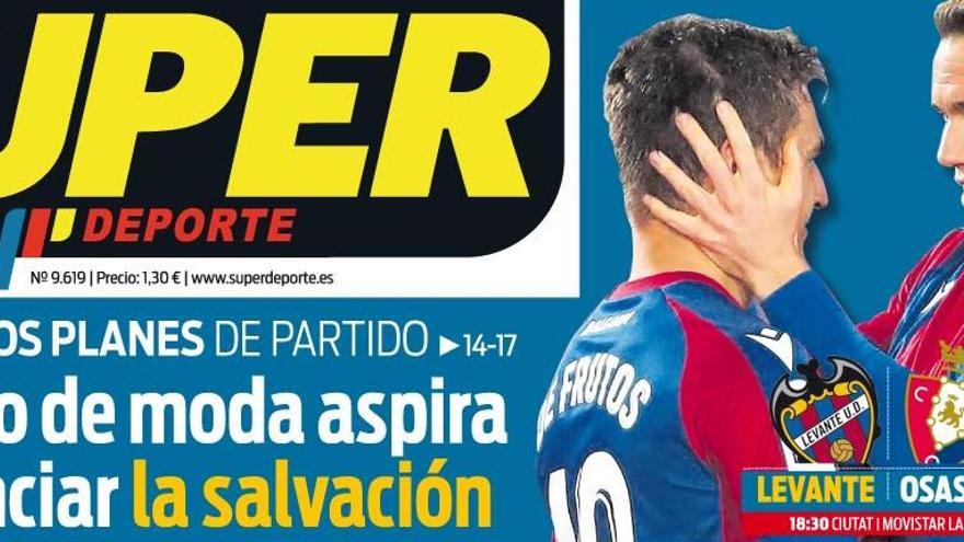 La portada de SUPER del domingo