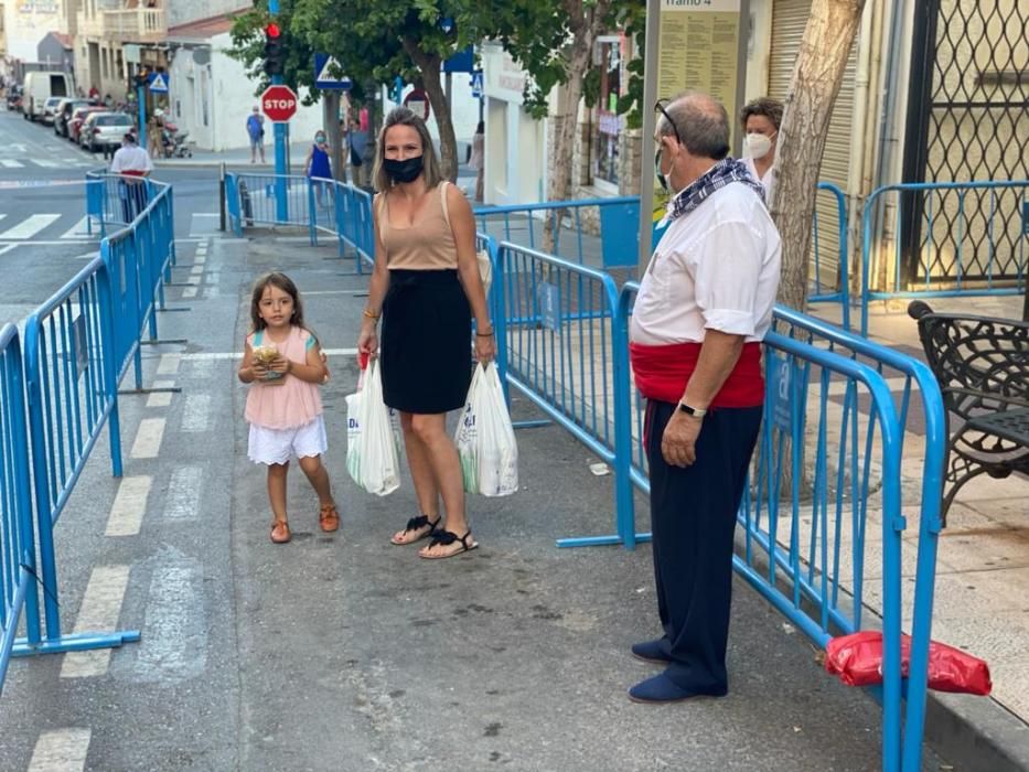 Recogida de alimentos en El Campello por la Virgen del Carmen