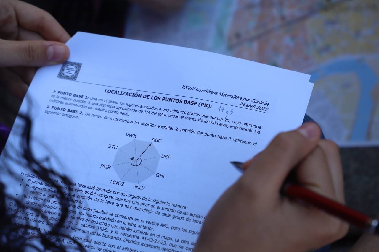 La Yincana Matemática toma el centro histórico de Córdoba